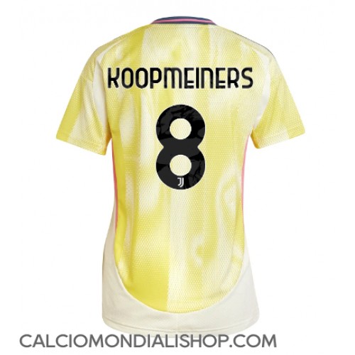 Maglie da calcio Juventus Teun Koopmeiners #8 Seconda Maglia Femminile 2024-25 Manica Corta